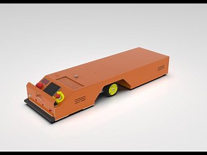 3D detailed design of AGV (automatically guided vehicle)