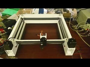 Awesome 3D printed corexy machine! Unbelievable speed.