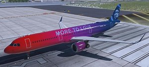 Alaska "More To Love" Livery ToLiss A321