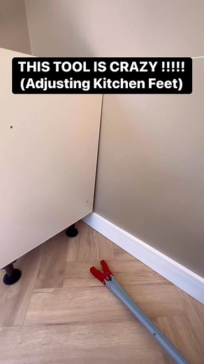 2.4M views · 5.8K reactions | How To Adjust Your Kitchen Feet Like A Pro #How #reels #hack #howto #HomeImprovement #doityourself #diy #lifehacks | The Home Improvements Channel Uk | Facebook
