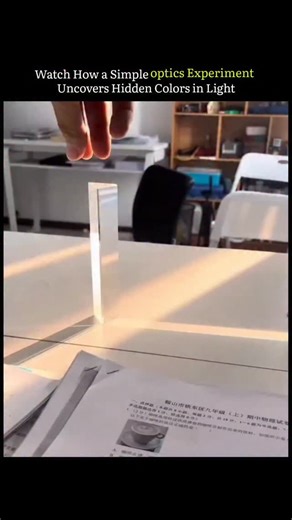 @sci.xplore | White light may look simple, but it’s actually a blend of many colors. This experiment reveals the science behind it. When a beam of white... | Instagram