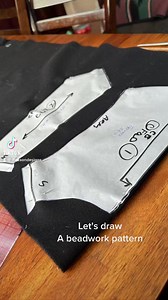 21K views · 552 reactions | And that's how I use a pattern and freehand draw my beadwork patterns ♥️ I like to use chalk cause I almost always change up my designs as I go lol ✏️➰ | DicksonDesigns | Facebook