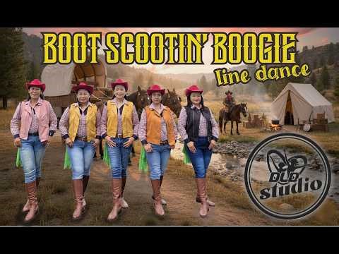 BOOT SCOOTIN' BOOGIE LINE DANCE (Beginner) Choreo Bill Bader, Demo By Damai Line Dance (DLD)