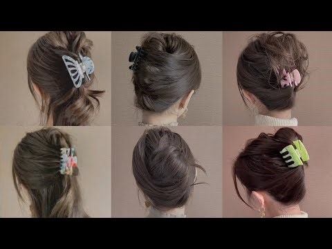 Quick & Easy Clutcher Hairstyle Tutorial*Korean Style for Girls