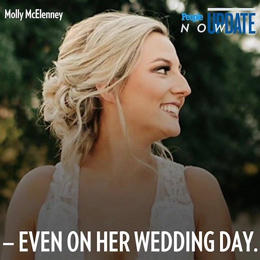 This bride pulled an epic prank on her groom by wearing sweatpants on their wedding day. 😂 http://peoplem.ag/AmB1Yzy | People