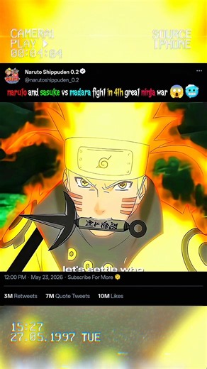 naruto and sasuke vs madara fight in 4th great ninja war #animeedit #anime #trending #naruto #sasuke