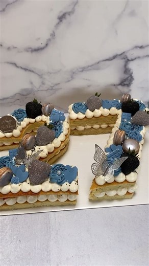 Creative Monogram Cake Ideas for a 27th Birthday Celebration