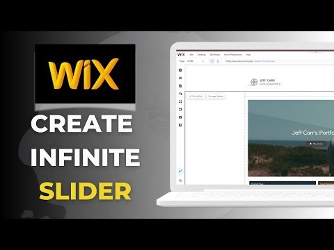 How to Create an Infinite Slider Gallery in Wix Studio