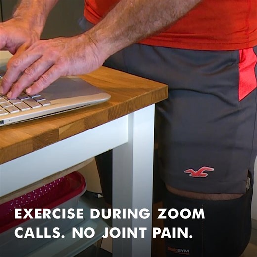 No time for the gym? Your muscles don't care. BionicGym is the only electrical stimulation system proven to improve VO2 max—the gold standard of fitness—in peer-reviewed studies. How it works: Patented technology hijacks the nerves in your thigh muscles. Your heart rate rises. You burn 500 calories per hour. Your body thinks you're running—but you're sitting. The facts: - 20 years of research - FDA cleared - Tested by European Space Agency - Can be used comfortably at lower intensities during Zo