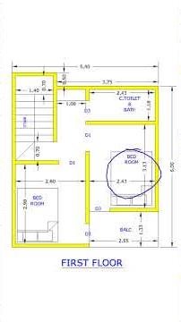 18x20 Feet House design #5.4x6 Meter Home plan #groundfloor & First floor plan #3Bedroom #2 T&B