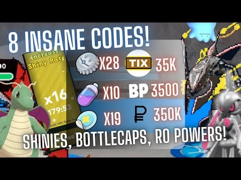 8 AMAZING CODES! FREE SHINIES, RO POWER, BOTTLECAPS, AND MORE!