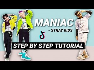 Stray Kids "MANIAC" *EASY DANCE TUTORIAL MIRRORED AND STEP BY STEP*