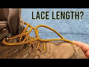 What length boot lace do I need?