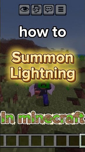 How to Summon Lightning in Minecraft