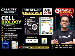 Cell Cycle Regulation | Lecture 1 | CSIR NET Life Science 2026 | Cyclin CDK & Checkpoints
