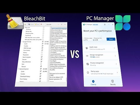 BleachBit vs Microsoft PC Manager - Better PC Cleaner?