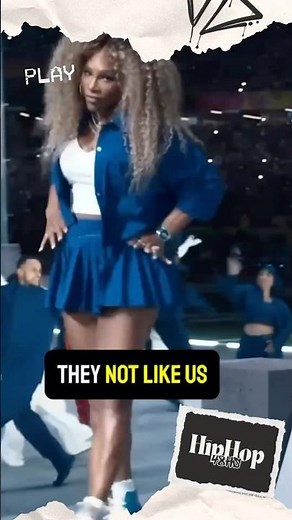 Serena williams C-walk in Super Bowl #kendricklamar #superbowl #serenawilliams #cwalk #hiphop