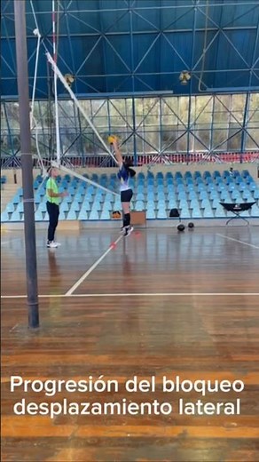 Parte I: Ejercicios progresivos de bloqueo en el VOLEIBOL con el desplazamiento lateral.