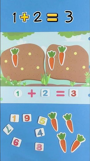 Add Carrots with Me 🥕| Adding Upto 10 Song #supersimplesongs #toddlerlearning #shorts