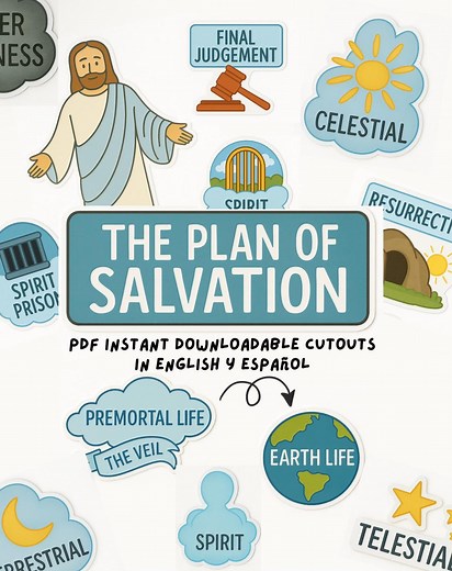 Plan of Salvation LDS Printable: Primary Lesson Activity (digital Download) - Etsy