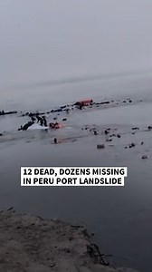 At least 12 people, including three children, have died after a landslide sank two boats docked at a river port in central Peru, with dozens of others missing, officials said. The landslide submerged two vessels at the port of Iparia in the Amazon jungle region of Ucayali, according to a police report cited by the Andina news agency. 🎥 COER, Santiago Romani 💻 Beatrice Debut | AFP News Agency