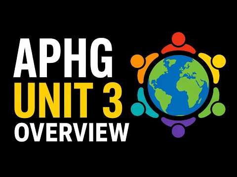 Unit 3 Human Geography APHG Explained: Culture, Language & Religion Overview