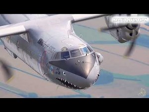 Antonov An-26 Romanian Air Force Landing: Precision and Power