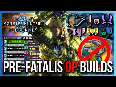 The SINGLE BEST PRE-FATALIS BUILD For Every Weapon in Monster Hunter World..