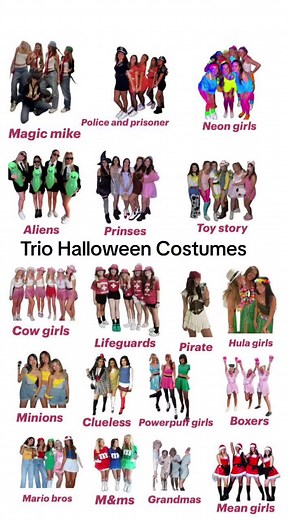 Trio Halloween Costumes Ideas Part 2