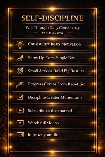 Consistency Wins | Build Discipline Daily