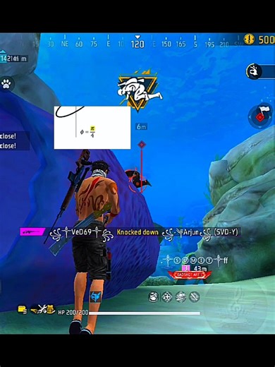 Trolling Noobs 😂 In Undersea Realm #freefire #nuxoff