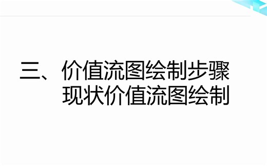 VSM-第三章价值流绘制步骤