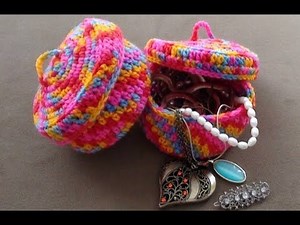 Crochet Jewelry Bowl Part 1 by Crochet Hooks You