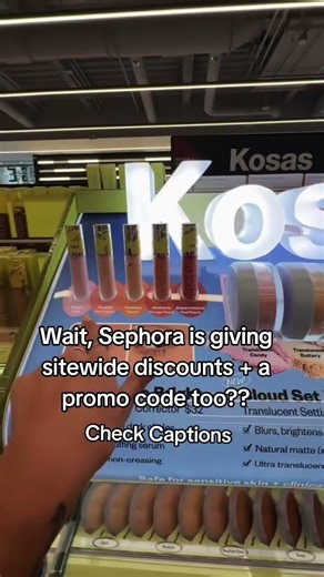 This Sephora promo code is insane 😨check captions