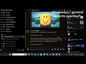 Free Robux Discord server!!!