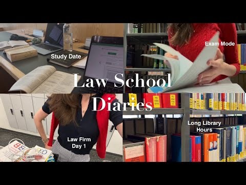 6AM Gym, Law Firm (first job!!) & Long Study Days | Law School Diaries Ep. 04