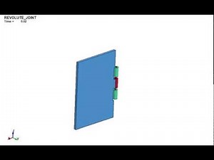 LS-DYNA Revolute Joint (Hinged Joint)