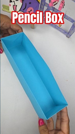 How to make a Paper Pencil Box | Easy DIY Origami Pencil Case | Paper Craft