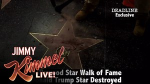 Look what #NeganTWD did to Donald J. Trump... #TWD The Walking Dead | Jimmy Kimmel Live