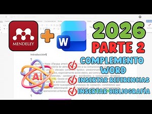 Mendeley 2026 Step by Step: Install the Plugin in Word and Easily Create References | Free Biblio...