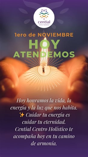 #centialcontigo #BienestarHolístico #centialterapiasintegrales #centialcentroholístico #ManifiestaConAmor | Cential - centro holístico