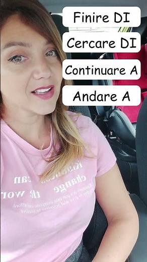 ITALIAN VOCABULARY: verbi e preposizioni DI e A