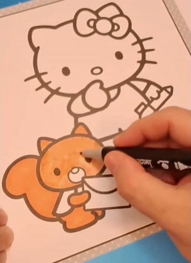 hello kitty coloring pages