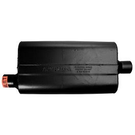 2-1/4" Alum 50 Delta 3 Chamber Flowmaster 50 Series Offset In/Center Out:9.75X23X4 Mustang 1964-1973