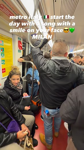 27K views · 2.5K reactions | metro italy  start the day with a song with a smile on your faceMILAN | Nicolo' Modica | Facebook
