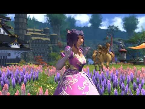 FFXIV Miqo'te /panic + /biggrin