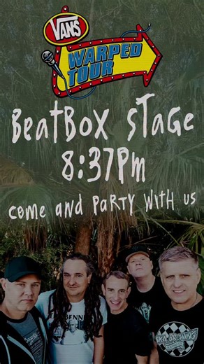 Vans Warped Tour. Orlando. Beatbox Stage. 8:37pm | Less Than Jake
