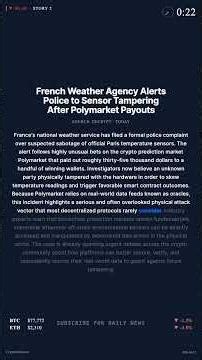 Polymarket Bettors Caught Tampering With Weather Sensors #shorts