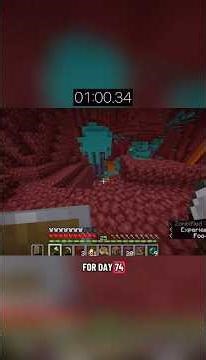 Day 74 of playing Minecraft for one minute a day #minecraft #gaming #viral #shorts