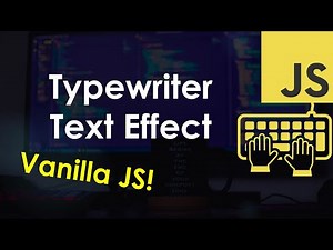 Typewriter Typing Effect – JavaScript Tutorial